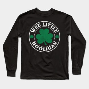 Wee Little Hooligan St Patrick's Day Long Sleeve T-Shirt